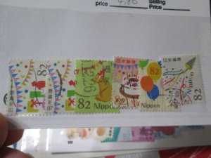 Japan #4173a-f  used  2024 SCV = $4.80