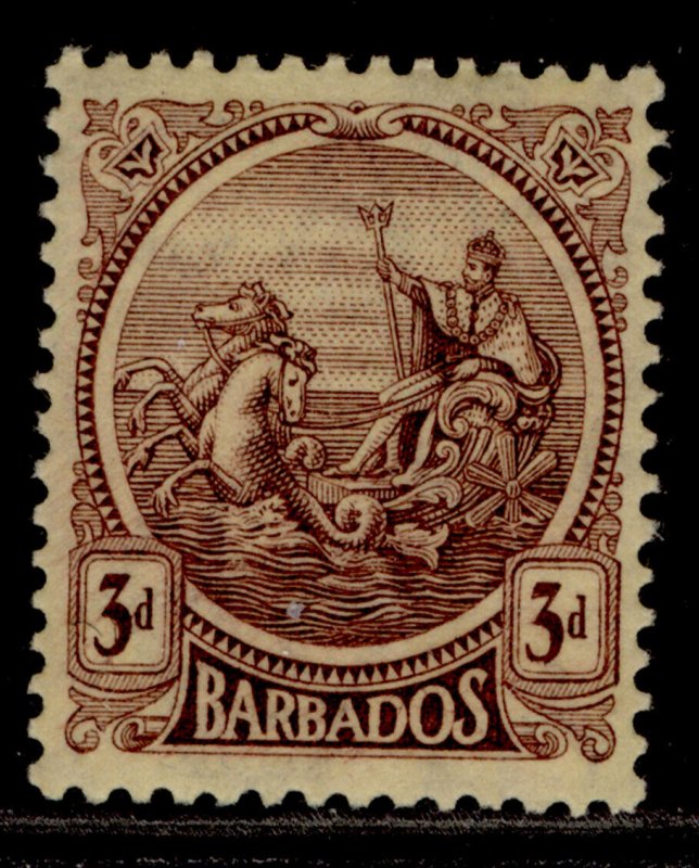 BARBADOS GV SG213, 3d purple/pale yellow, M MINT.