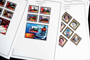 COLOR PRINTED TRISTAN DA CUNHA 2011-2020 STAMP ALBUM PAGES (45 illustr. pages)