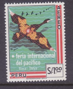 Peru C165 MNH 1960 Peruvian Cormorant Over Ocean Airmail Issue VF