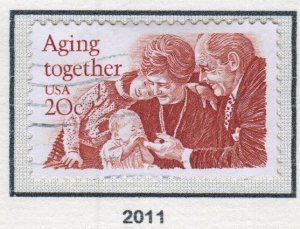 SC# 2011 - (20c) - Aging Together, used
