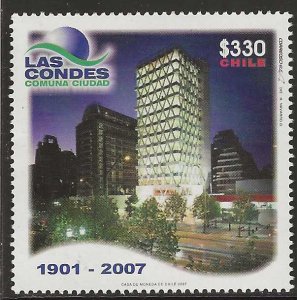 Chile 2007, Scott 1477, Founding of Los Condes, 106th Anniversary