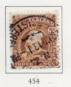 New Zealand 1909 Early Issue Fine Used 3d. NW-167612