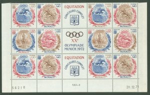 Monaco #836-839 Mint (NH)