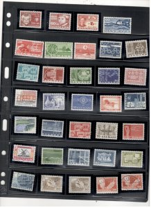 DENMARK COLLECTION ON STOCK SHEET MINT/USED