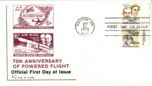 #C91-92 Wright Brothers Fulton FDC