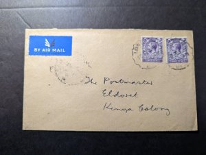 1935 England Airmail Cover London to Eldoret Kenya
