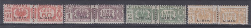 Italy Libia - Pacchi n. 1-12 - cv 1350$ - SUPER CENTERED - MH*