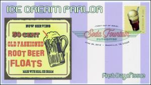 2016, Soda Fountain Favorites, FDC, DCP, Root Beer Floats 16-184