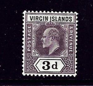 Virgin Is 33 MH 1904 KEVII issue 