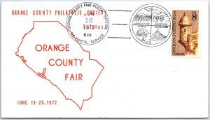 US SPECIAL EVENT COVER ORANGE COUNTY FAIR CACHET JUNE 16 1972