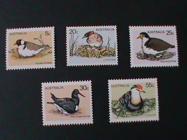 ​AUSTRALIA-1978 SC#686-6  LOVELY AUSTRALIAN BIRDS MLH VERY FINE-LAST ONE