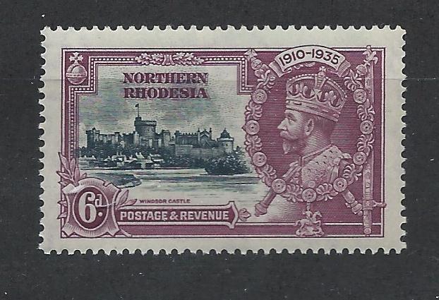 NORTHERN RHODESIA SC# 21 F-VF MNH 1935