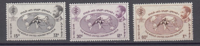 J39050  jlstamps,1962 ethiopia set mh #383-5 medicine