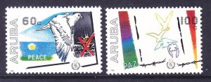 Aruba 22-23 MNH 1986 International Peace Year Set of 2