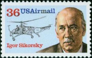 C119 Igor Sikorsky F-VF MNH single stamp