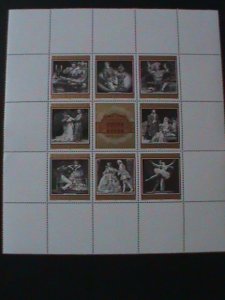 ​AUSTRIA-1969-SC#840-CENTENARY OF VIENNA OPERA HOUSE :MNH SHEET VF-LAST