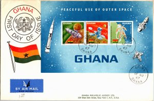 Ghana, Worldwide First Day Cover, Space