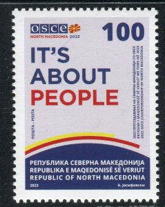 389 - NORTH MACEDONIA 2023 - OSCE Chairpersonship of Macedonia - MNH