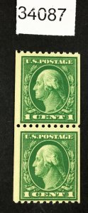 MOMEN: US STAMPS #441 MINT OG NH PAIR  LOT #34087