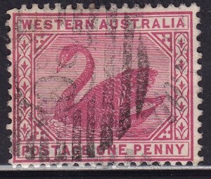 Western Australia 73 Swan 1p BONC 1899