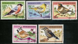 Benin SC# 994-8  Tropical Birds Used SCV $6.50