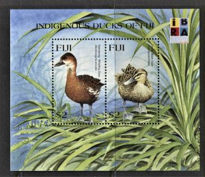 Fiji #848 Ducks Souvenir Sheet MNH CV$7.00