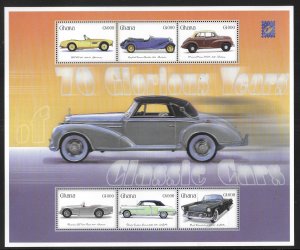 Ghana 2236 Classic Cars m/s MNH