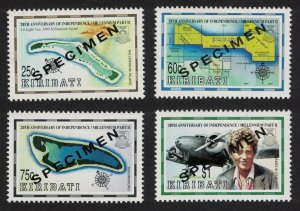 Kiribati Airplane Towards the Millennium 4v Specimen 1999 MNH SG#580-583