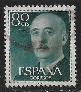 Spain #824 80c Gen Francisco Franco