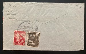 1942 Guayaquil Ecuador Airmail Commercial Cover To Syracuse NY USA