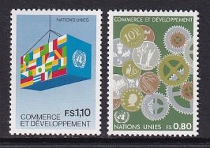 United Nations Geneva   #117-118  MNH   1983  trade and development
