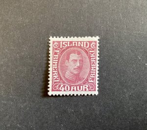 Scott 184 Iceland 1932 MHLOG