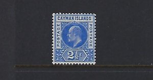 CAYMAN ISLANDS SCOTT #10 1905 EDWARD VII 2 1/2C (WMK 3)  - MINT NEVER HINGED