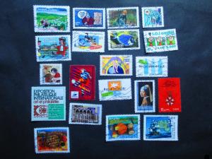 France Commems Assortment #19 Used- (X1) I Combine Shipping 