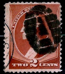 Skinner Estate: 1800s US Fancy Cancel =  Bold Negative 'A...