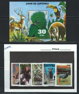 Guatamala Scott 657-680 MNH! Complete Set and Souvenir Sheet!