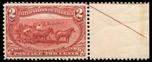 momen: US Stamps #286 Mint OG NH XF-SUP