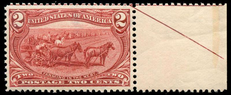 momen: US Stamps #286 Mint OG NH XF-SUP