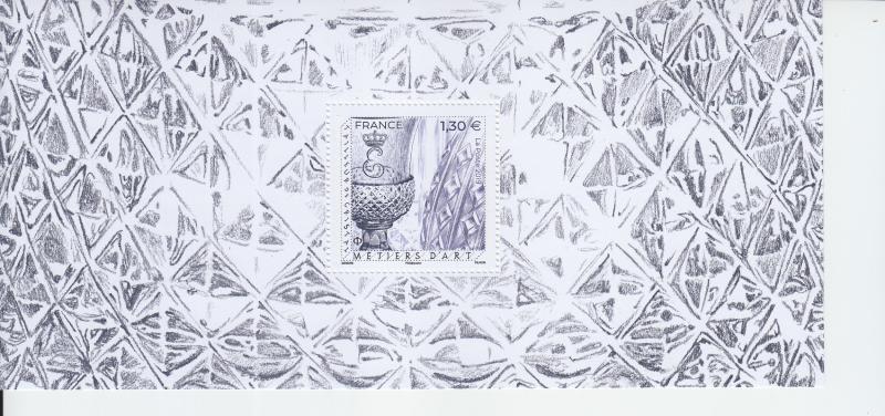 2019 France Crystalware  Souvenir  (Stamo Scott 5624) MNH