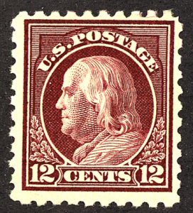 U.S. #474 MINT OG HR