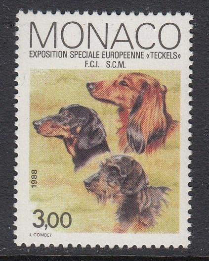 Monaco 1621 Dog Show mnh