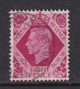 Great Britain   #245   used  1939  George VI  8p