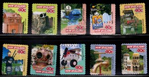 New Zealand Scott 1419-1428 Used  stamp set