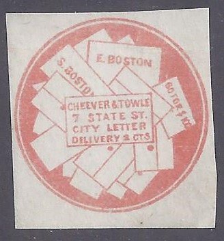 US Local Stamp scott #37L1 Forgery Unused NH VF