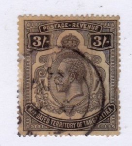 Tanganyika stamp #41, used, well hidden repair, filler, CV $115.00