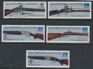 German Democratic Republic  SC# 1964-1969 ex 1965 Guns  CTO/ Used  see scans