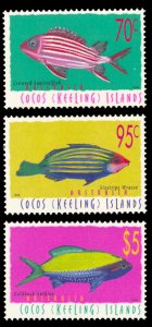 Cocos Islands 1998 Scott #327-329 Mint Never Hinged