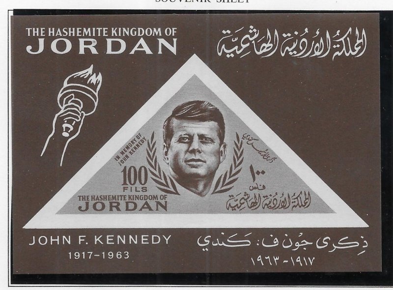 Jordan 457 NOTE Kennedy s.s.  MNH c.v. $18.50