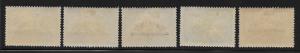 GREECE SC# CB6-10  FVF/MOG 1944